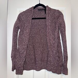 Axcess Women's Heathered Purple Cardigan